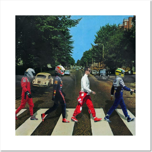 Abbey Road F1 Champions Wall Art by Diego Medellín